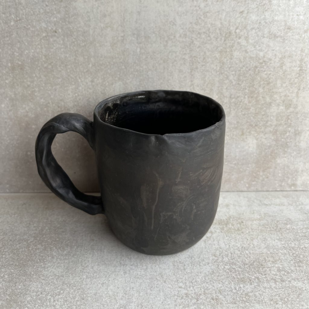 Black clay jug #1