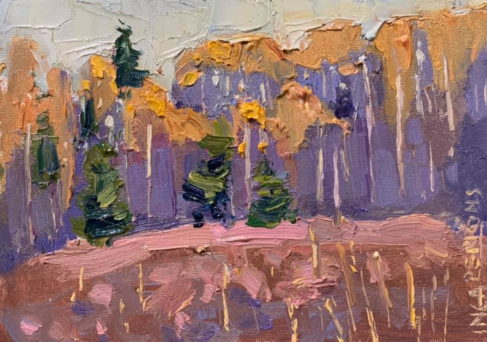 November in the birches