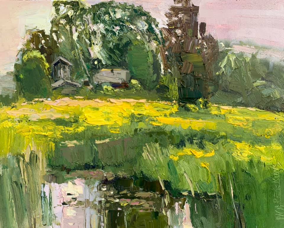 Morning in spring colours