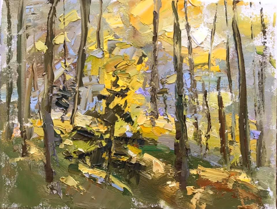 Dawn in the forest