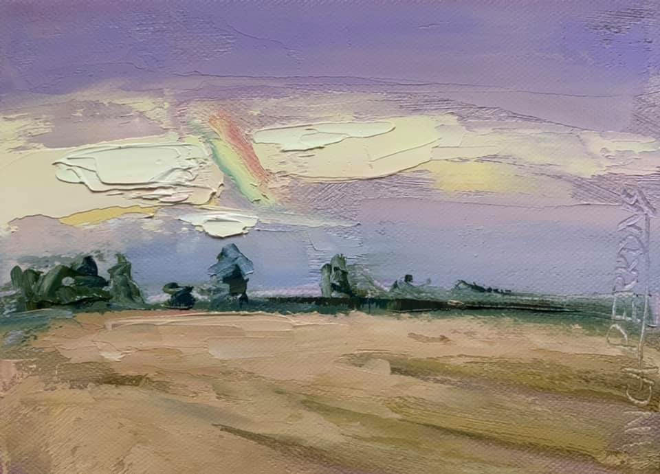 An evening with rainbows